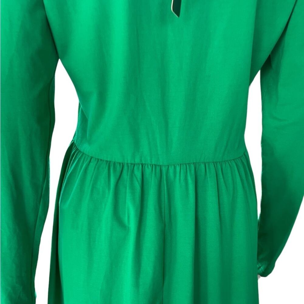 Nwt Ouges Women's V Neck Button Down Midi Skater … - image 4